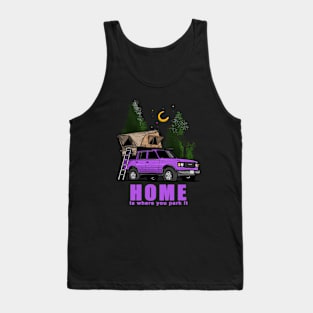 Purple Land Cruiser - Home is where you park it Land Cruiser Tank Top